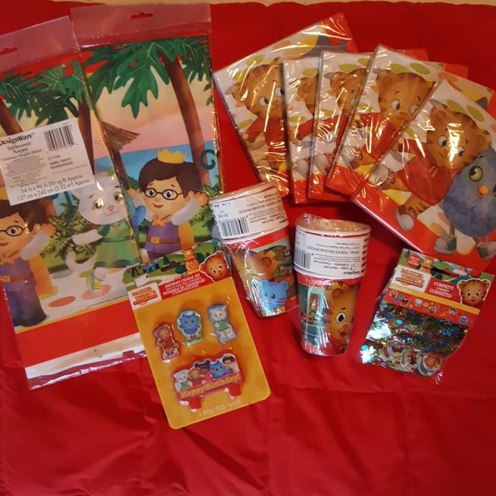 Daniel the Tiger party decorations